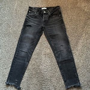 Moussy vintage fade black skinny jeans